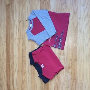 Hanna Andersson Train Long Sleeve Shirt Bundle